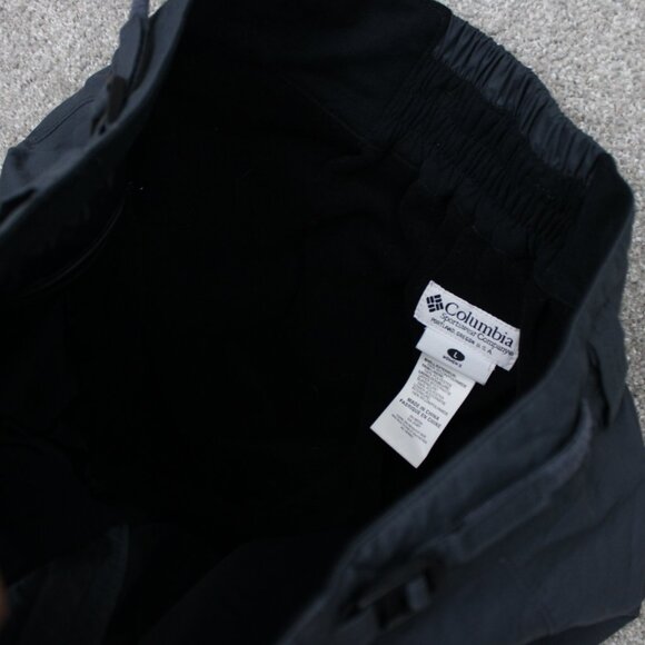 Columbia Titanium Snow Pants Womens Large Gray Nylon Boot Gaiters w/ 30" inseam - Picture 14 of 15